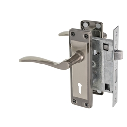 M7B10 - 2 Lever Lockset Lady Star 6" -M7B10_A_L_T